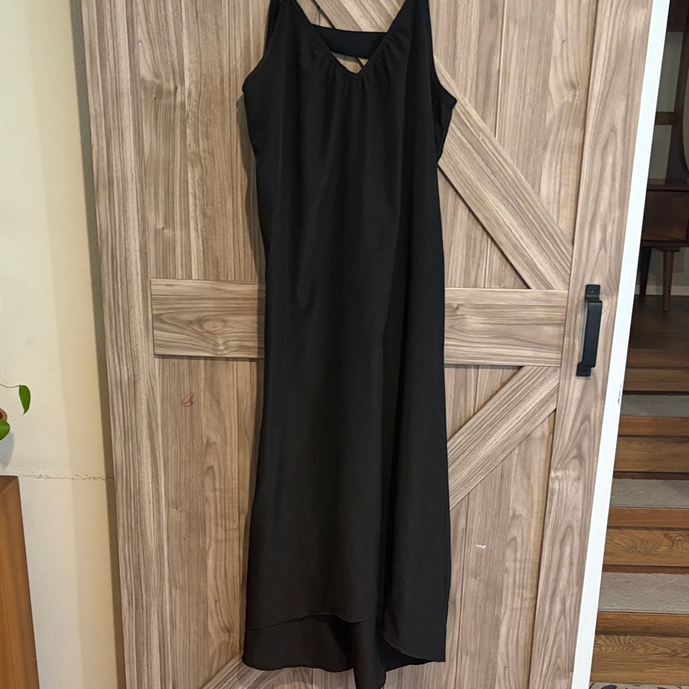The Vanity Room Elegant Black Maxi Dress